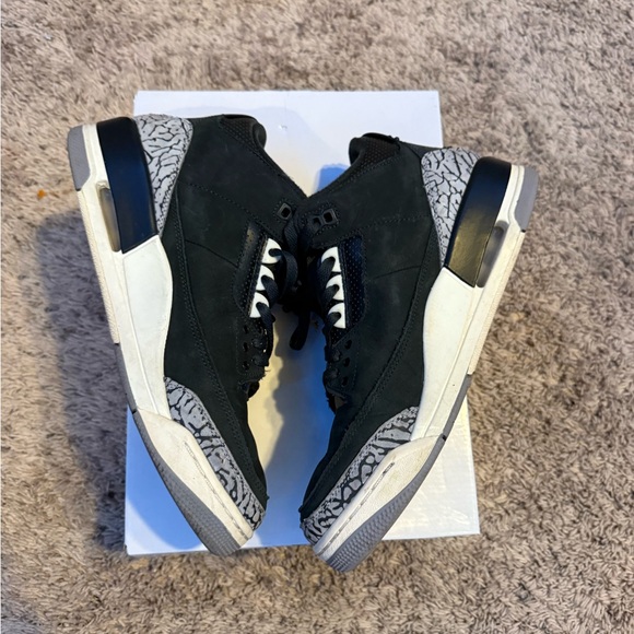 Jordan Black and Gray Sneakers